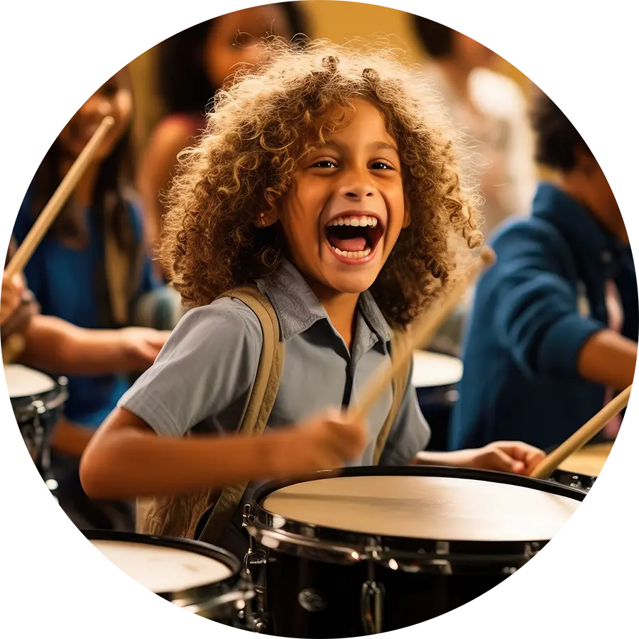 Personalized drum instruction at Chorus Music