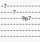 Spaces in the Treble Clef