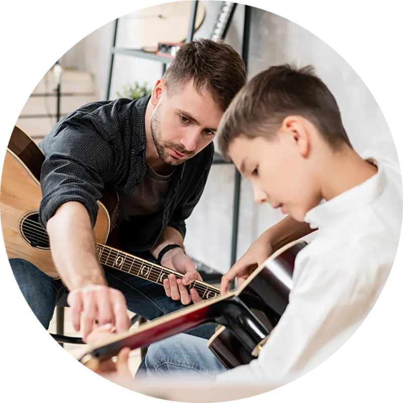 In-class music lessons at Chorus Music